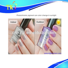 Photochromic pigment for nail polish, color change under the uv light/sunlight